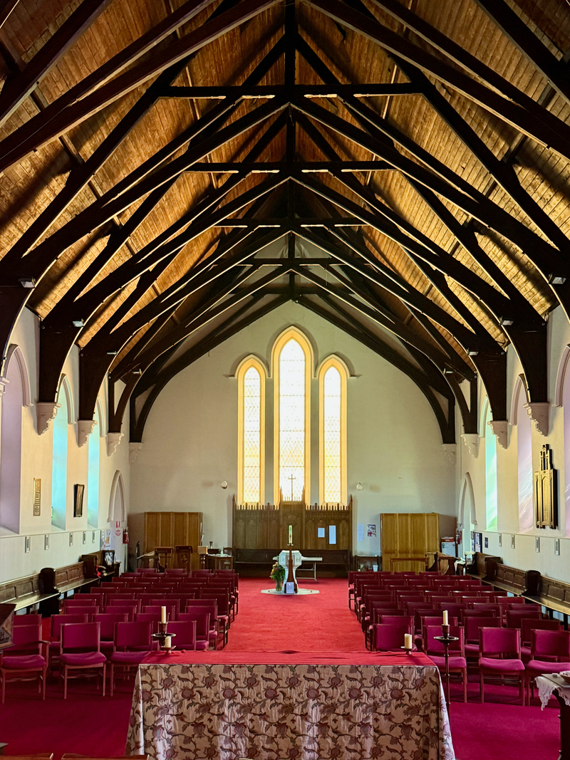 All Saints Church Newtown - view from the apse